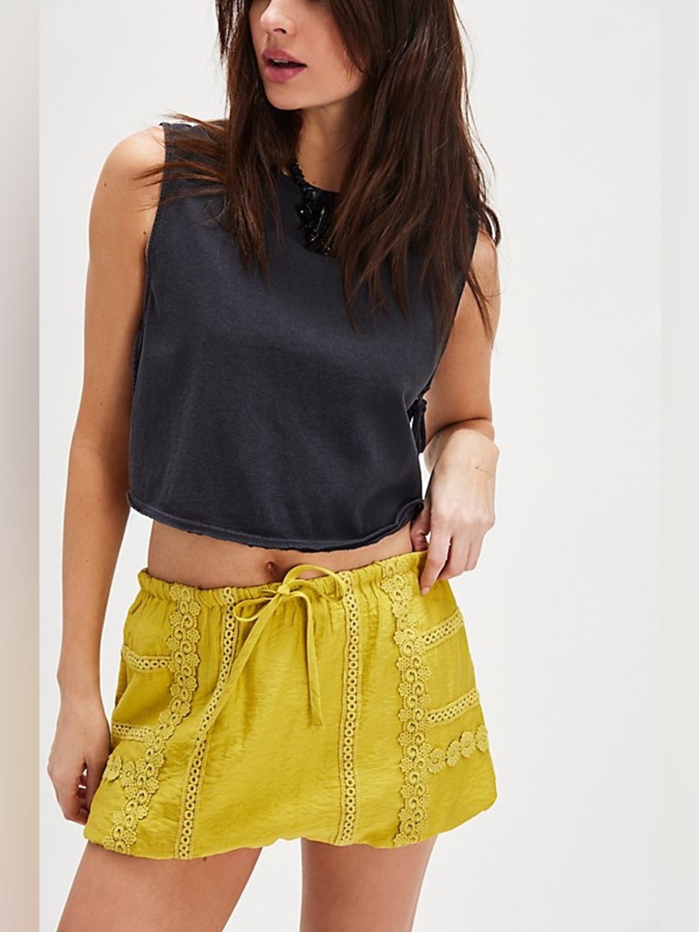 NWT Free People Bali Sweet Challenge Bubble Skort -M